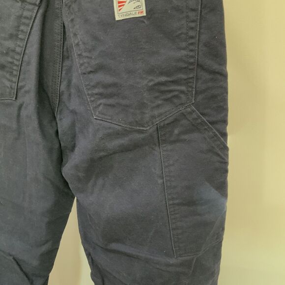 Tyndale Arc Rated FR Jeans Men’s 32x32 Cat 2 NFPA-2112 Navy Dark Wash - Picture 7 of 8